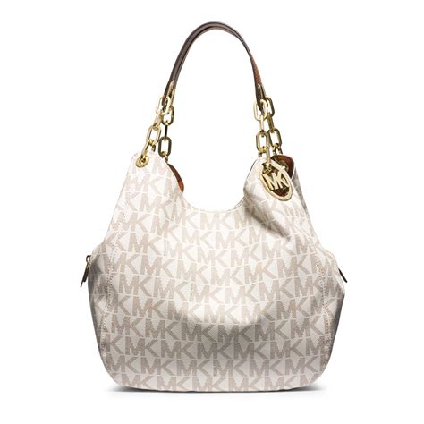 michael michael kors fulton large shoulder tote vanilla|Michael Kors fulton bag.